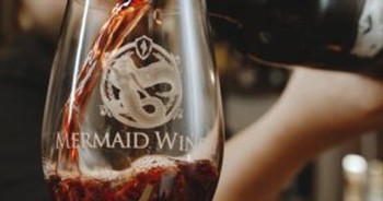 Mermaid Winery Glass